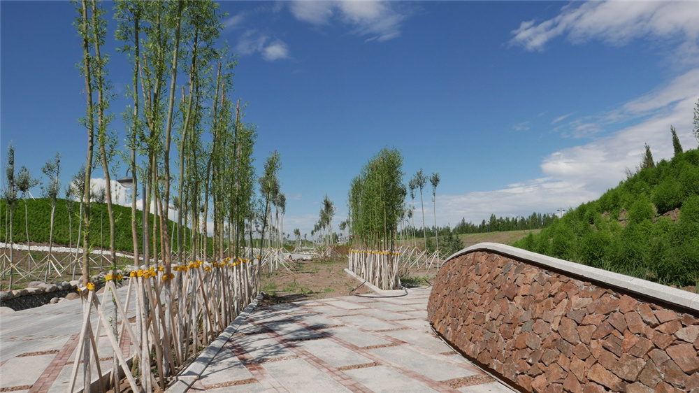 章俊華作品丨差異中的表述——博樂金三角工業(yè)區(qū)帶狀公園（一期）