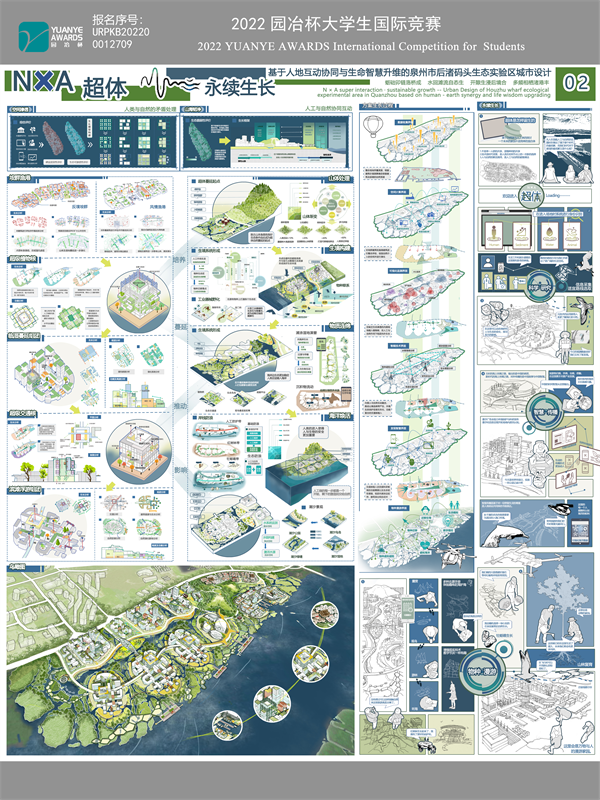 2022第十三屆園冶杯大學生國際競賽城規(guī)一等獎作品集合
