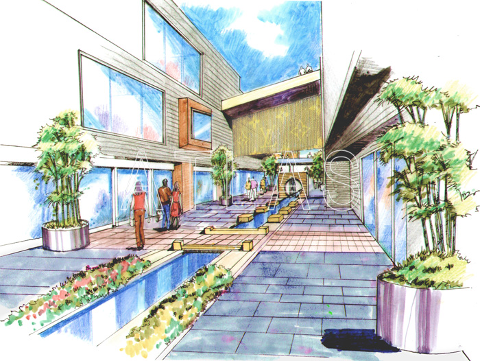 天津市老城廂堂中堂商業(yè)街景觀設(shè)計