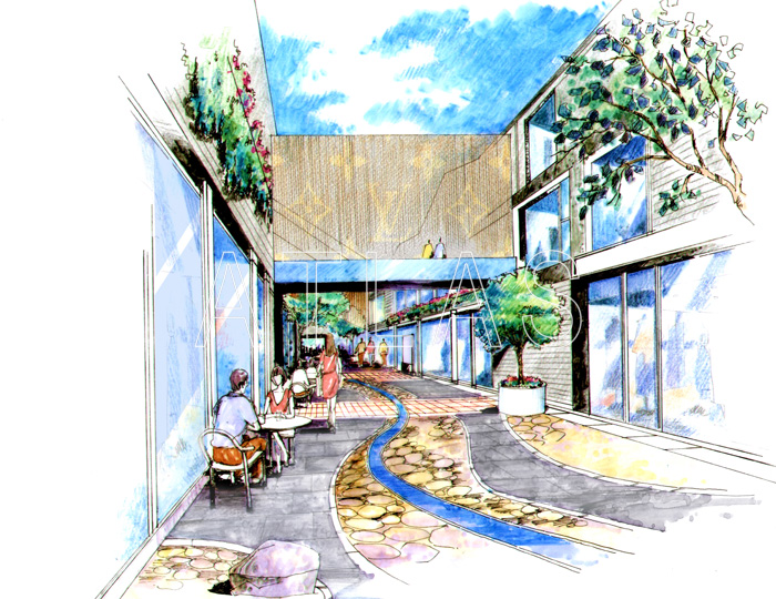 天津市老城廂堂中堂商業(yè)街景觀設(shè)計