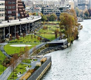工業(yè)遺址重?zé)ㄉ鷻C(jī)——美國華盛頓喬治敦海濱公園